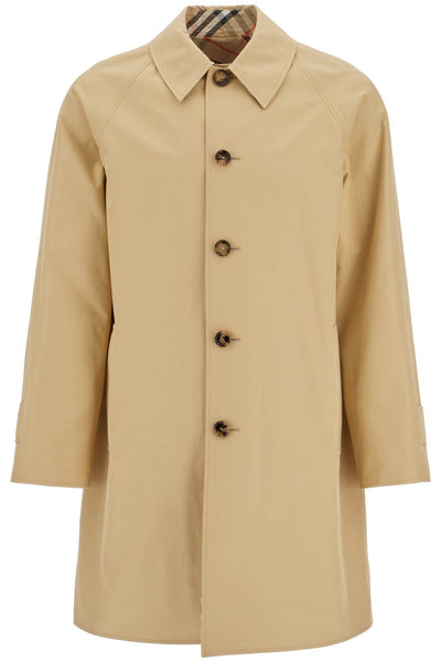 reversible gabardine car coat 8091071 FLAX