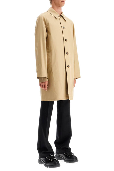 reversible gabardine car coat 8091071 FLAX