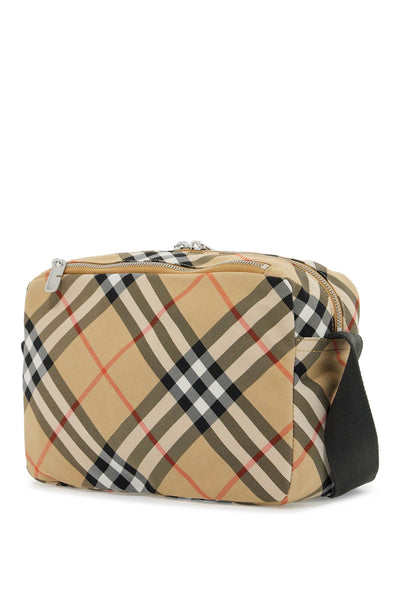 shoulder bag with check pattern 8091320 SAND
