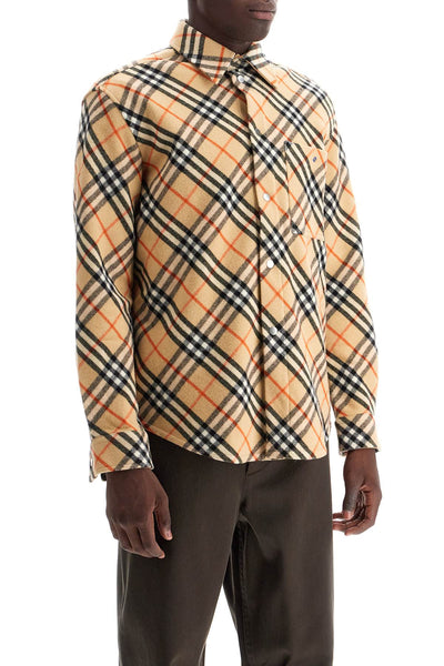 ered wool overshirt 8091908 SAND IP CHECK