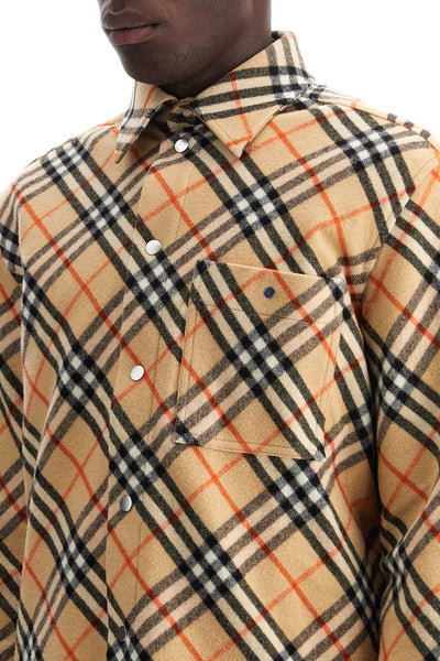 ered wool overshirt 8091908 SAND IP CHECK