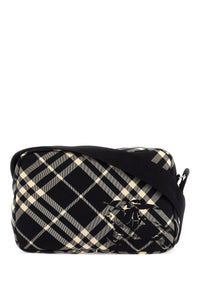 shoulder bag with check pattern 8092017 BLACK/CALICO