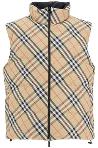 ered

reversible checkered nylon sleeveless 8094236 SAND IP CHECK