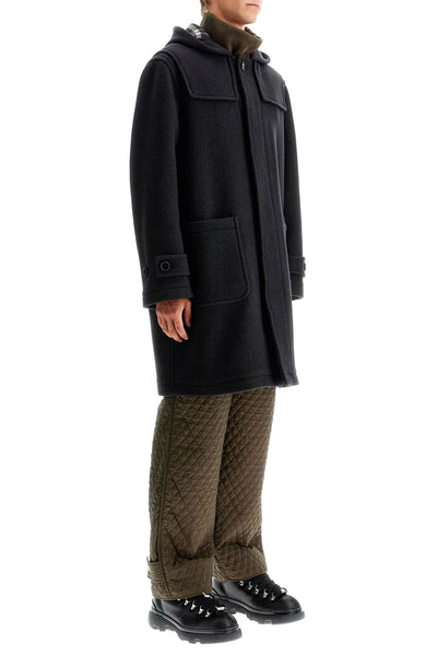 woolen montgomery coat 8094247 BLACK/SNUG IP CHECK