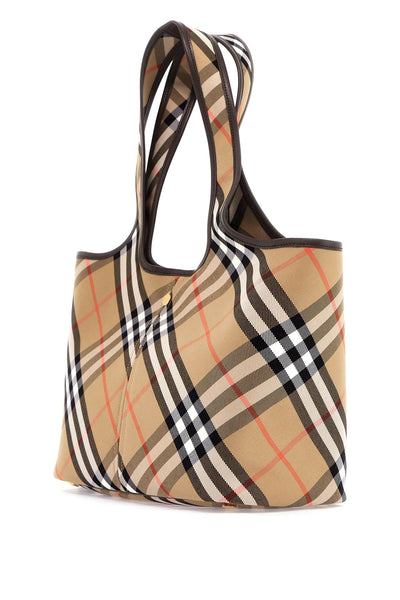 ered

small checkered tote bag 8094685 SAND