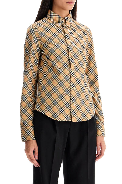 ered shirt with button-down 8098252 SAND IP CHECK