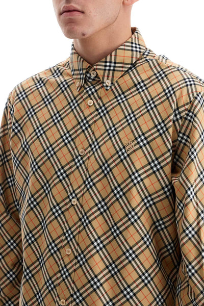 ered cotton shirt 8098844 SAND IP CHECK