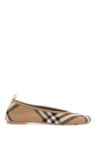 baby checkered ballet flats 8099057 SAND IP CHECK