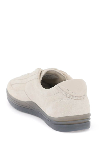 suede leather rock sneakers for 80FWS0101 ECRU
