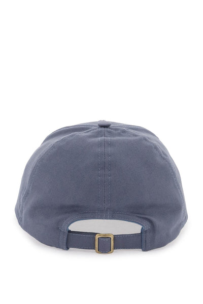 uni colour baseball cap with orb embroidery 81020019W00DD DENIM BLUE