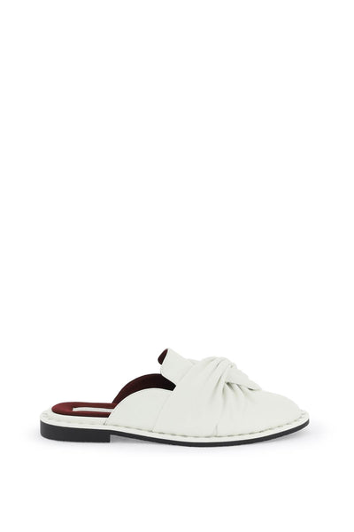 Stella mccartney crossed-strap mules 810398 W1IL0 WHITE