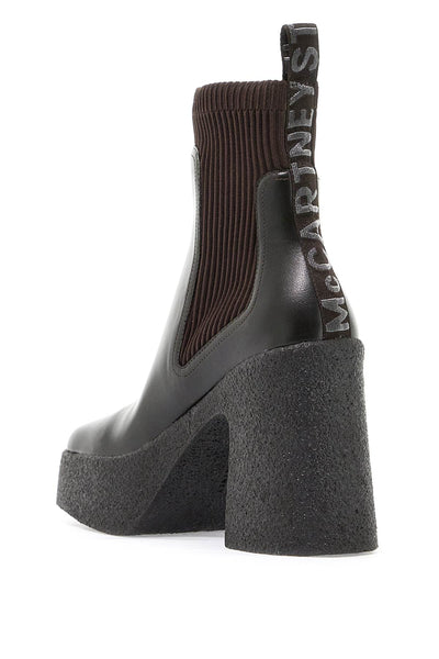 skyla sock ankle boots with heel 810440 E00195 EBONY