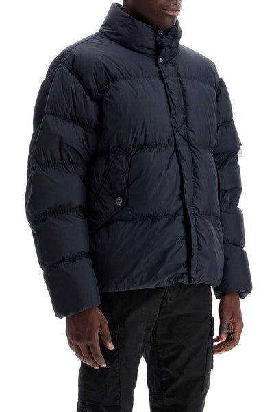 garment dyed crinkle reps r-ny down jacket 811540123 BLEU