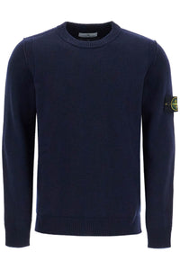 crewneck wool blend pullover 8115508A3 BLEU