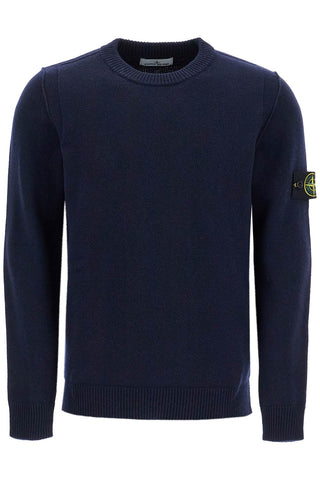 crewneck wool blend pullover 8115508A3 BLEU