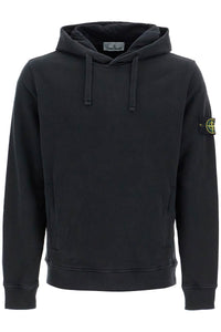 organic cotton hoodie with hood 811560820 NERO