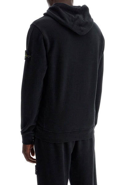 organic cotton hoodie with hood 811560820 NERO