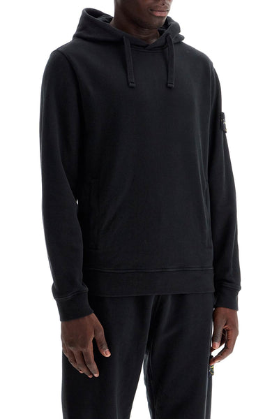 organic cotton hoodie with hood 811560820 NERO