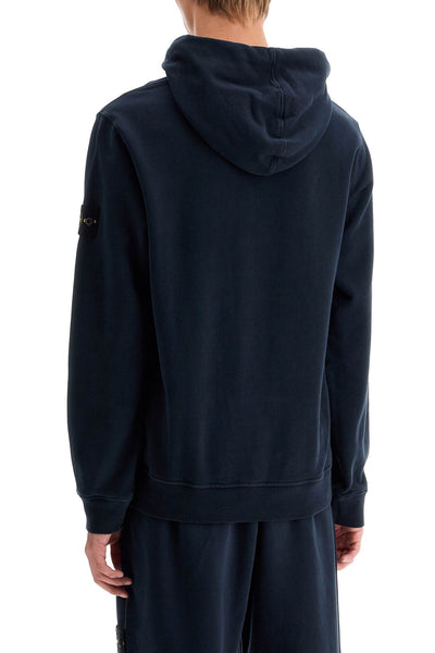 organic cotton hoodie with hood 811560820 BLEU