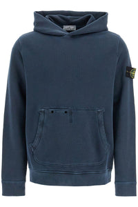 organic cotton hoodie with hood 811561041 BLEU