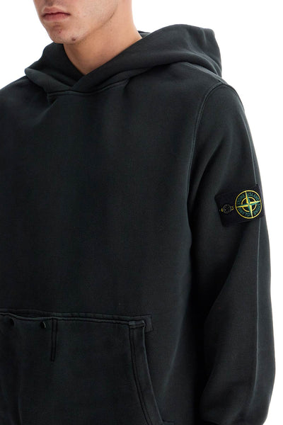 organic cotton hoodie with hood 811561041 NERO