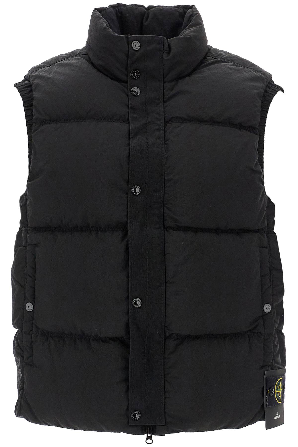 nylon metal vest with down-tc 8115G0419 NERO