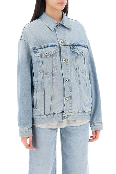 oversized denim jacket 811INT 2 PS24 FADED