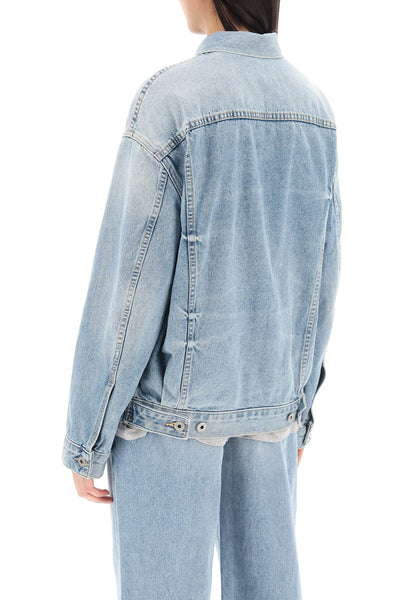 oversized denim jacket 811INT 2 PS24 FADED