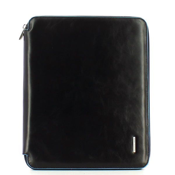 Piquadro - Slim Notepad Holder A4 Blue Square - PB1164B2 - NERO