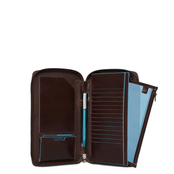 Piquadro - porta documenti da viaggio blue square - pp3246b2  | Italystation.com - Shop Now at italystation.com