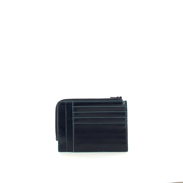Piquadro - Portemonnaie credit card pouch - PU1243B2R - BLU/2