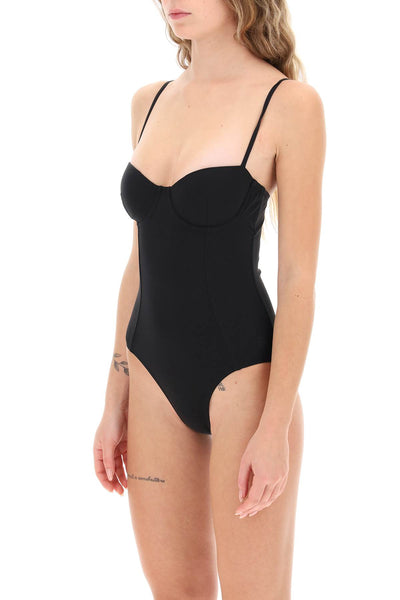 one-piece swimsuit 87535 BLACK