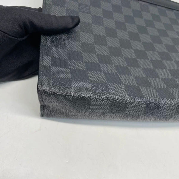 LV Damier black POCHETTE VOYAGE 黑色 棋盘格