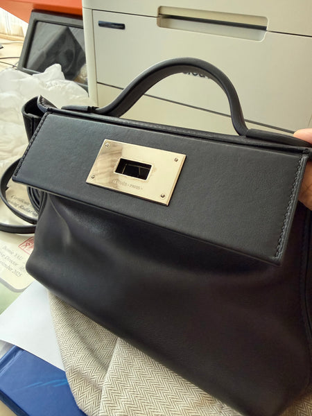 Hermes mini 24/24 black phw U