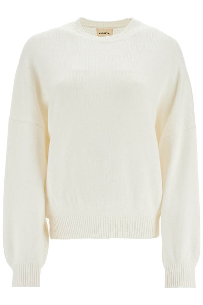 KHAITE cashmere margaux pullover 9560650 GLAZE | Italystation.com - Shop Now at italystation.com