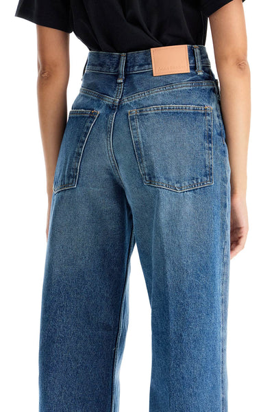 wide leg jeans for 202 A00379 MID BLUE