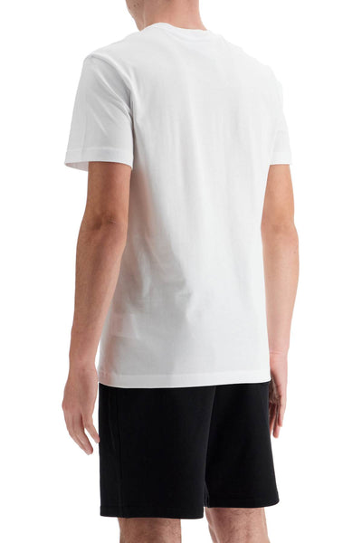 MOSCHINO t-shirt with logo print A0720 0241 MULTI WHITE | Italystation.com - Shop Now at italystation.com