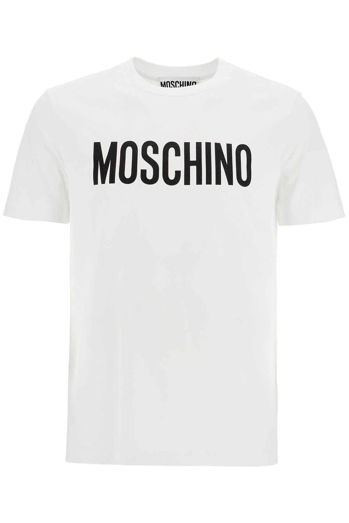 MOSCHINO t-shirt with logo print A0720 0241 MULTI WHITE | Italystation.com - Shop Now at italystation.com