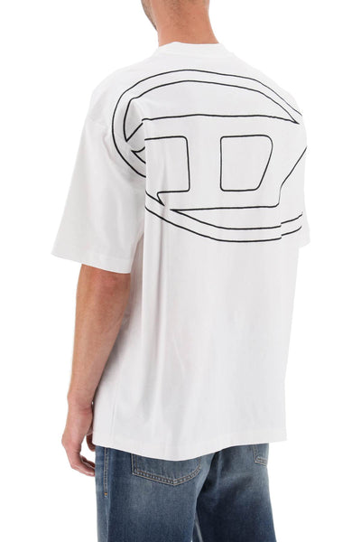 DIESEL t-boggy megoval-d t-shirt A11302 0HGAM OFF/WHITE | Italystation.com - Shop Now at italystation.com
