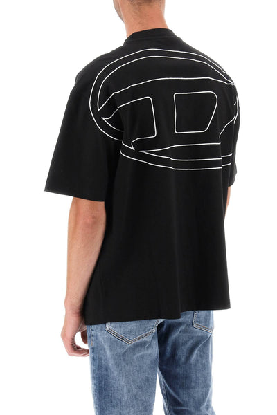 't-boggy megoval-d' t-shirt A11302 0HGAM DEEP/BLACK