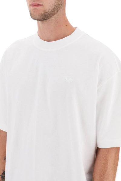 DIESEL t-boggy megoval-d t-shirt A11302 0HGAM OFF/WHITE | Italystation.com - Shop Now at italystation.com