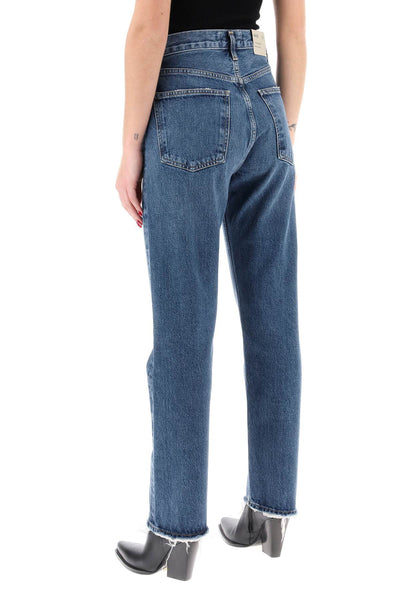 straight leg jeans from the 90's with high waist A154F 1141 RANGE