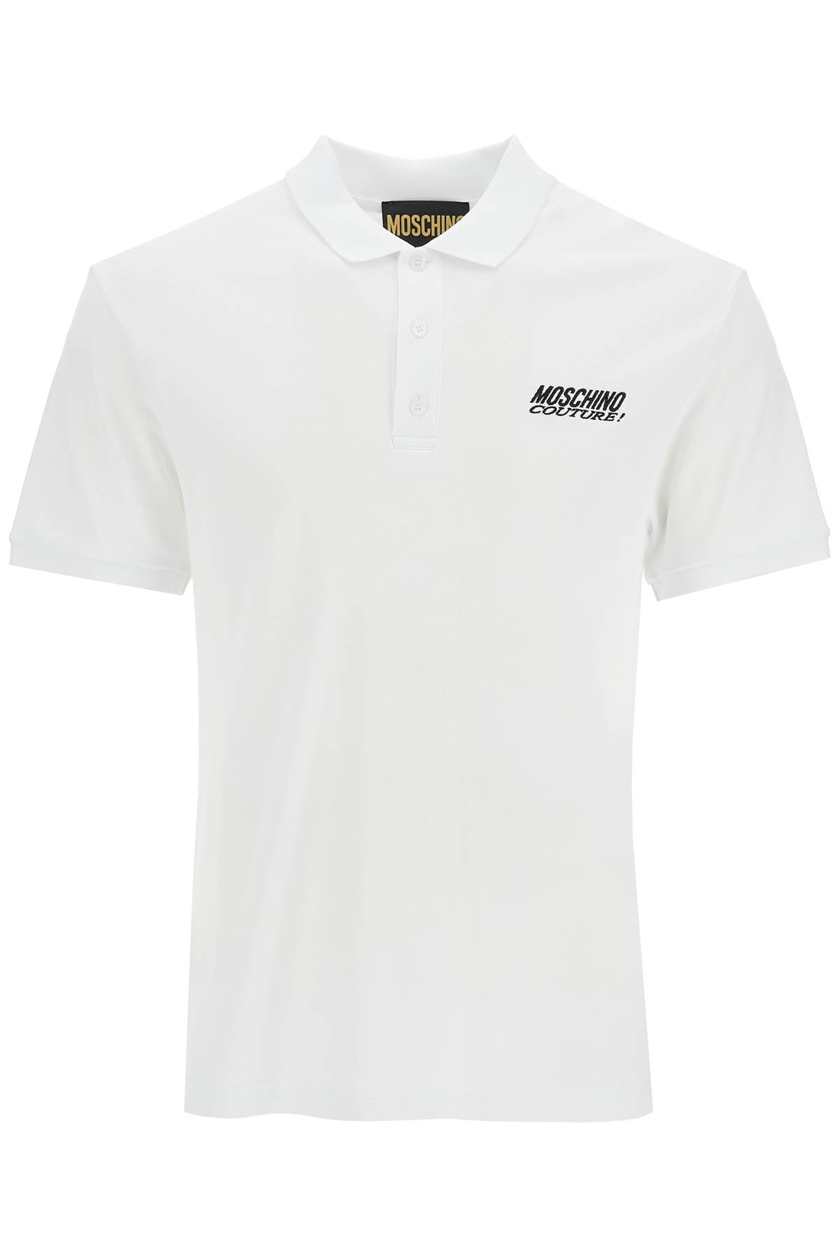 polo shirt with embroidered logo A1609 7042 MULTI WHITE