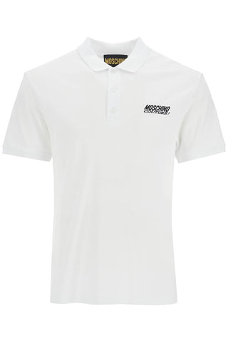 polo shirt with embroidered logo A1609 7042 MULTI WHITE