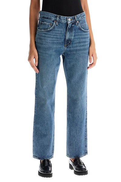 AGOLDE vintage effect valen jeans A195 1601 ESSENCE (DK WSH IND | Italystation.com - Shop Now at italystation.com