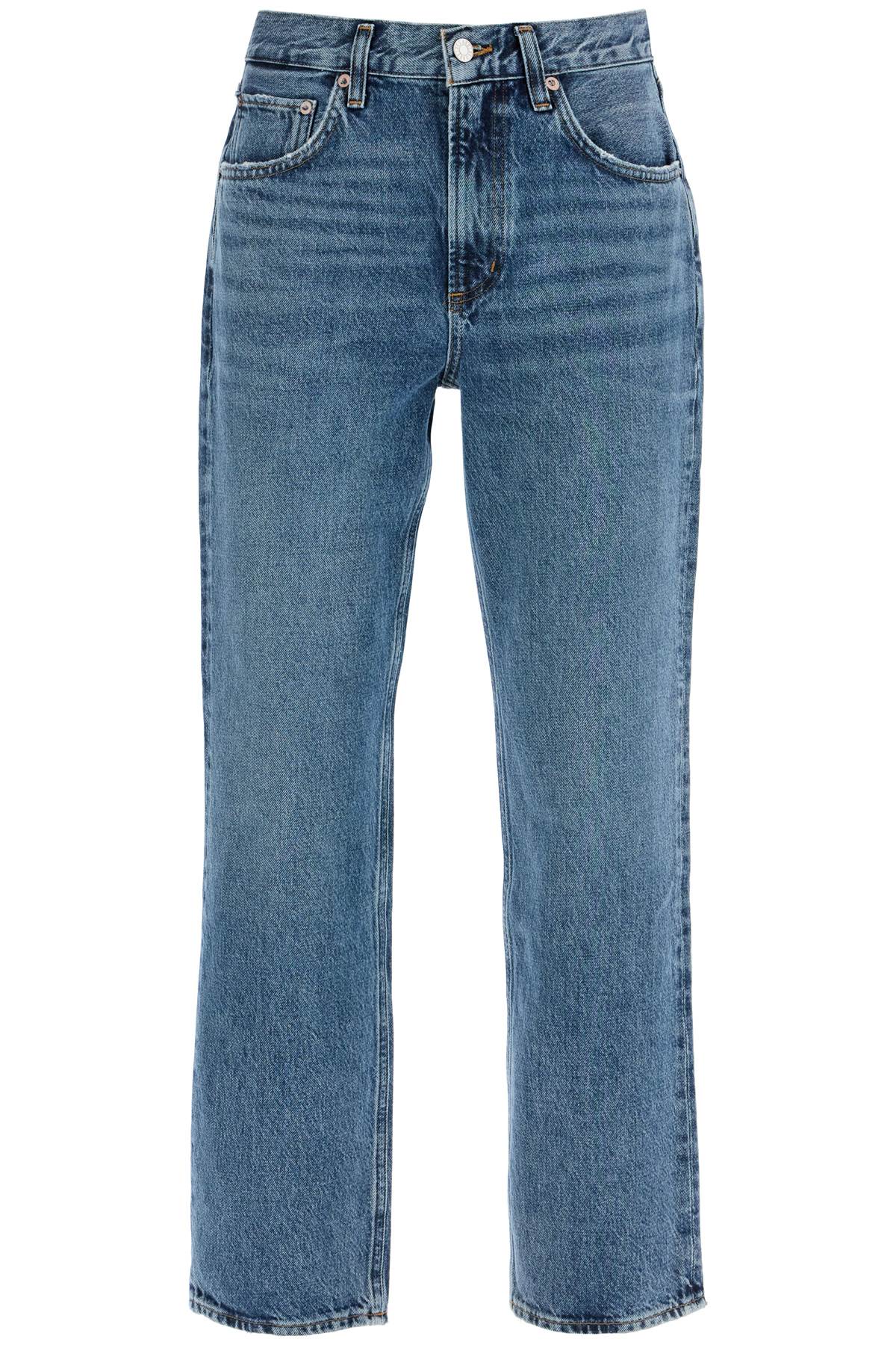 AGOLDE vintage effect valen jeans A195 1601 ESSENCE (DK WSH IND | Italystation.com - Shop Now at italystation.com