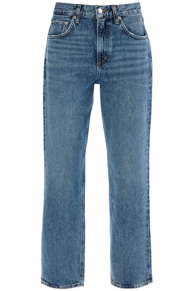 AGOLDE vintage effect valen jeans A195 1601 ESSENCE (DK WSH IND | Italystation.com - Shop Now at italystation.com