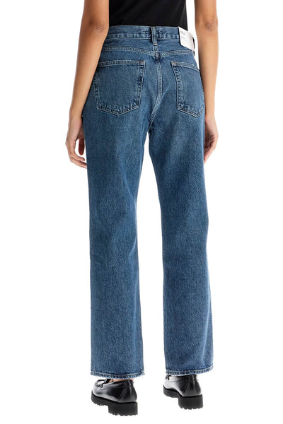 AGOLDE vintage effect valen jeans A195 1601 ESSENCE (DK WSH IND | Italystation.com - Shop Now at italystation.com