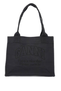 recycled cotton tote bag in A5577 PHANTOM