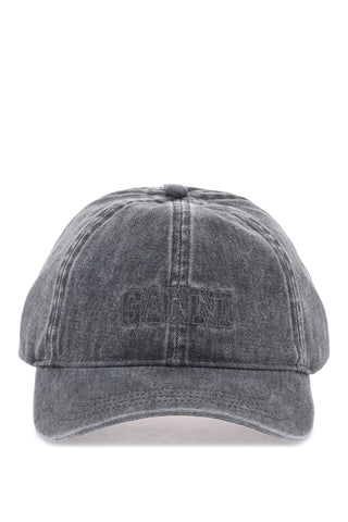 denim baseball cap with adjustable A5759 BLACK
